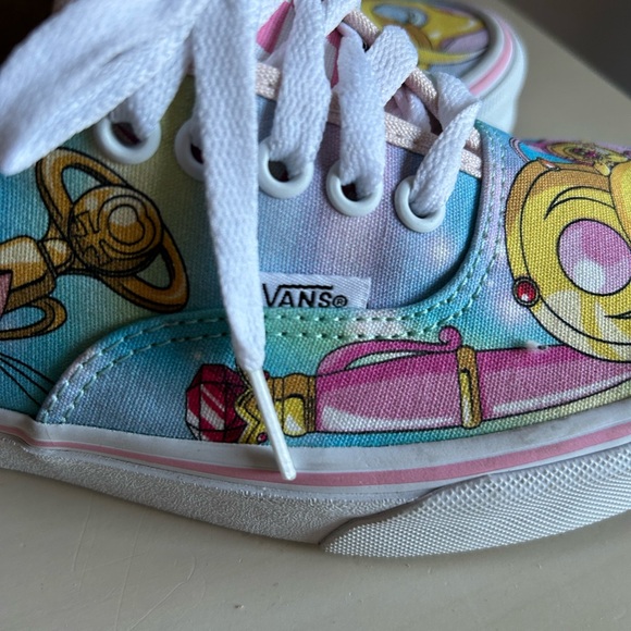 Rare Vans x Sailor Moon Old Skool Luna Cat Blue Anime Sneakers Discontinued” - Picture 6 of 9